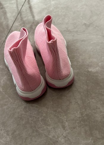 Kız Çocuk Pembe Örme Spor Ayakkabı - Görsel 2