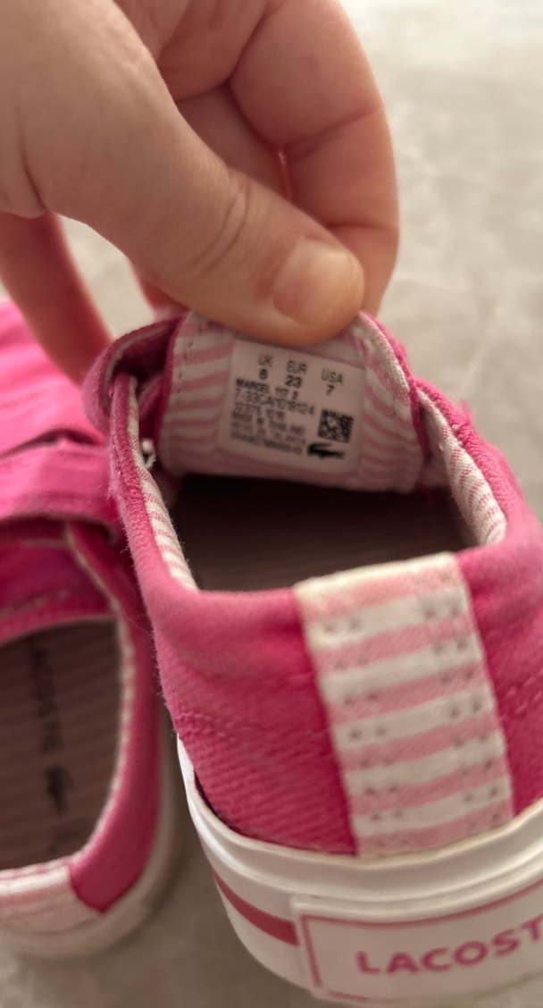 Kız Çocuk Pembe Spor Ayakkabı Velcro - Görsel 4