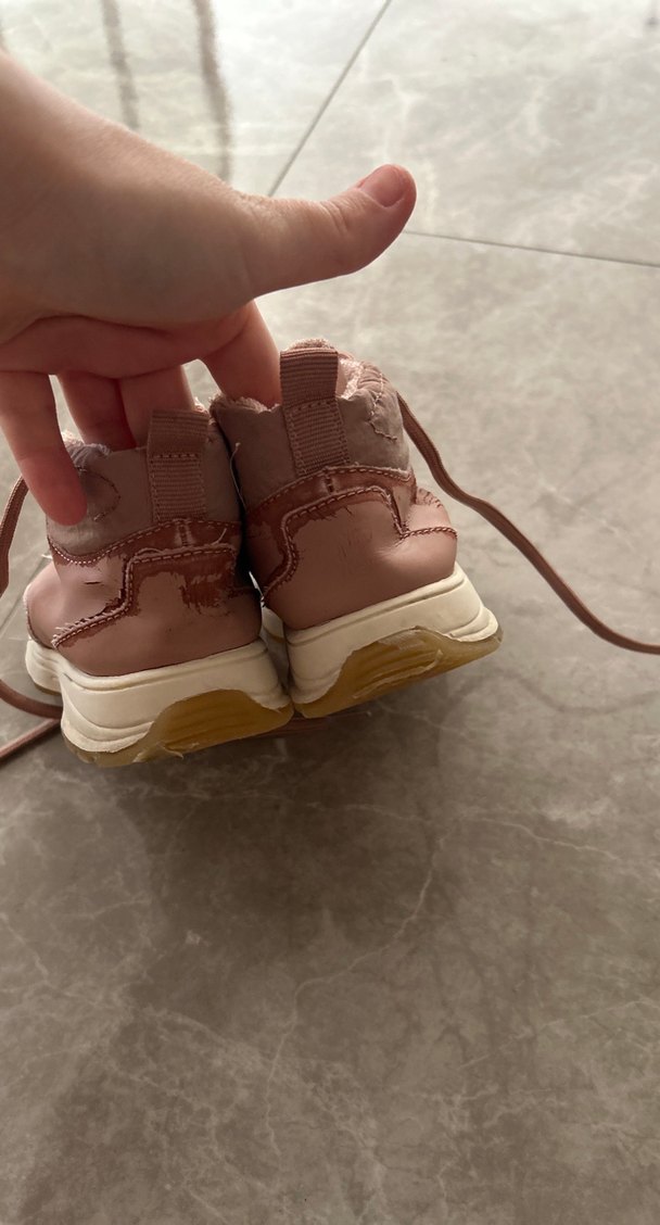 Kız Çocuk pembe Bağcıklı Bot - Görsel 2