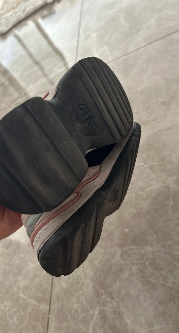 Siyah Örgü Dolgu kız çocuk Spor Ayakkabı - Görsel 4