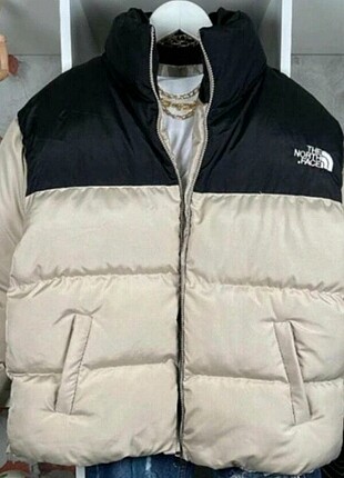 The north face kadın şişme mont bej