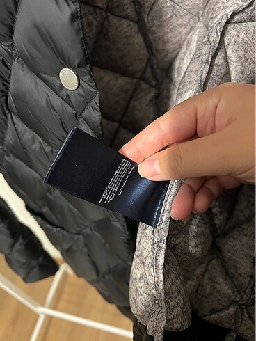xs Beden siyah Renk Tommy Hilfiger kaz tüyü mont