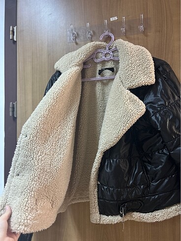 xl Beden siyah Renk Şişme mont