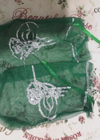 Kırmızı Dantel Detaylı Kadın Şal - Görsel 3