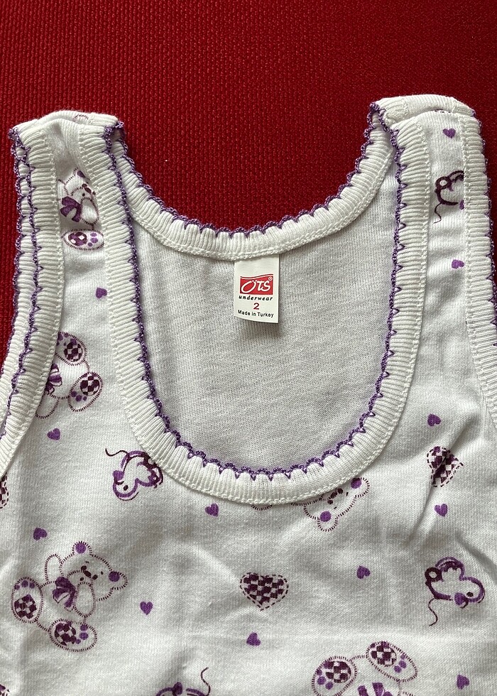 Öts kalitesi kız çocuk fanila - Görsel 5
