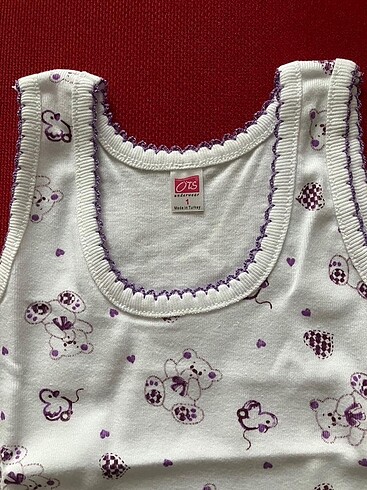Öts kalitesi kız çocuk fanila - Görsel 5