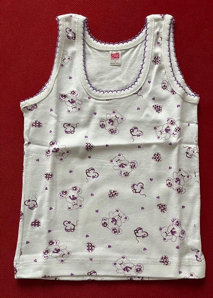 Öts kalitesi kız çocuk fanila - Görsel 2