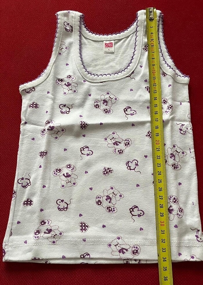 Öts kalitesi kız çocuk fanila - Görsel 3