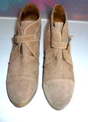 İnİRİMLİ KIZLAR MANGO COK SIK SUED BOOTIE