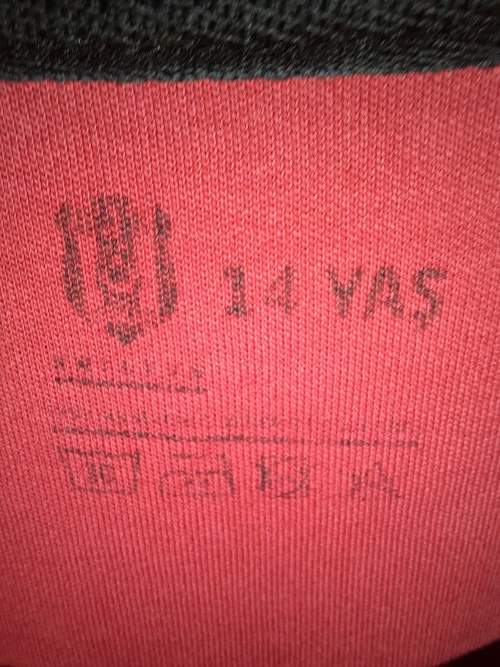 Erkek Çocuk Kırmızı Uzun Kollu Baskılı Tişört - Görsel 2