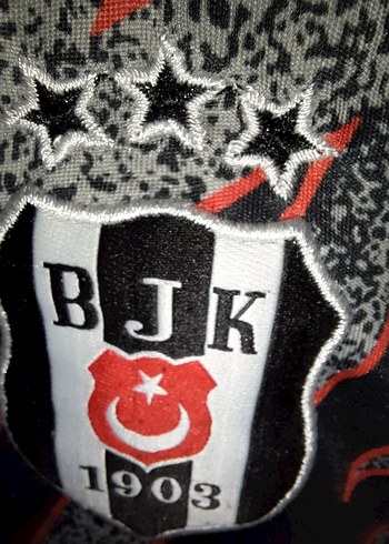 Erkek Siyah V Yaka Kısa Kollu Baskılı Forma - Görsel 6