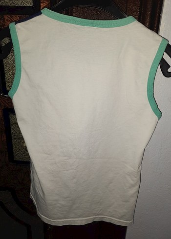 Erkek Çocuk Beyaz Baskılı Kolsuz Tişört - Görsel 3