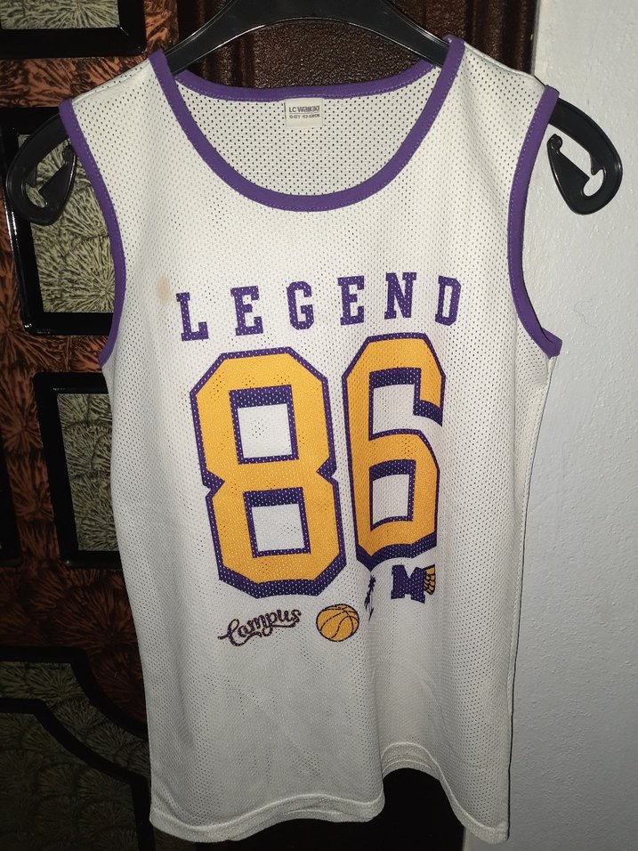 Erkek Beyaz Yazılı Atlet - Görsel 2