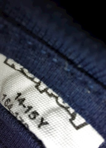 Erkek Mavi Baskılı Kısa Kollu Denim Tişört - Görsel 5