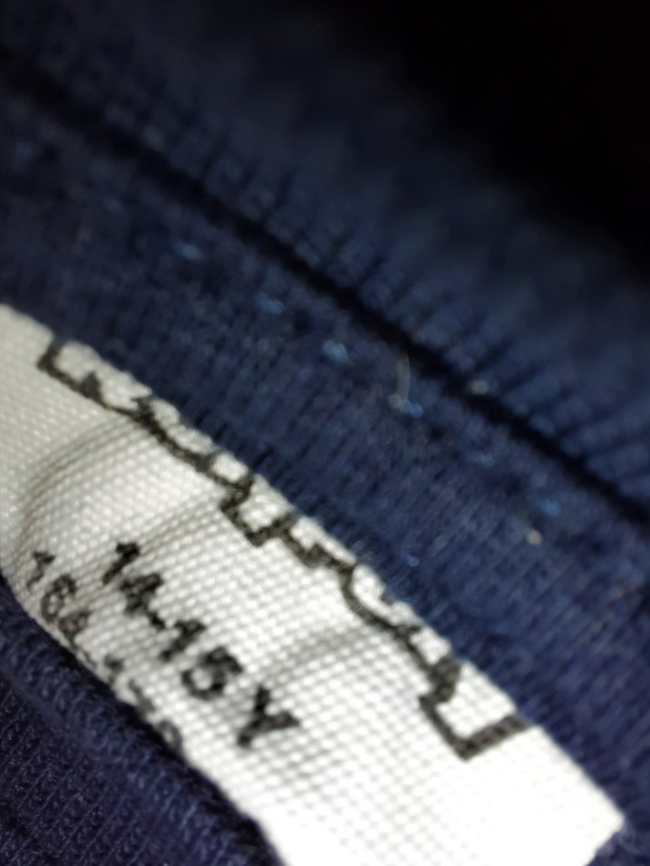 Erkek Mavi Baskılı Kısa Kollu Denim Tişört - Görsel 5