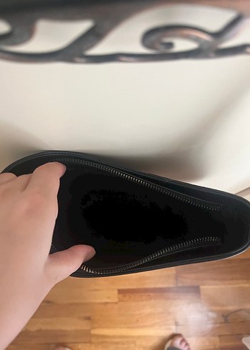 Beden siyah Renk Klasik Siyah Deri Kadın Çanta