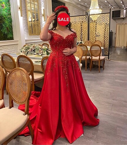 Özel dikim büyük beden kırmızı kınalık