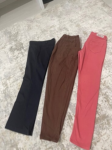 3 adet pantolon