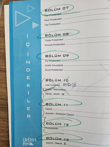  Beden Renk TYT matematik