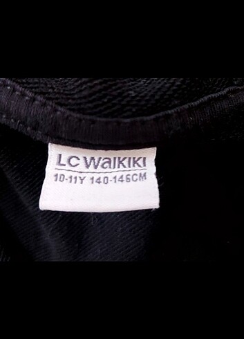 10 Yaş Beden siyah Renk Kapüşonlu sweatshirt 