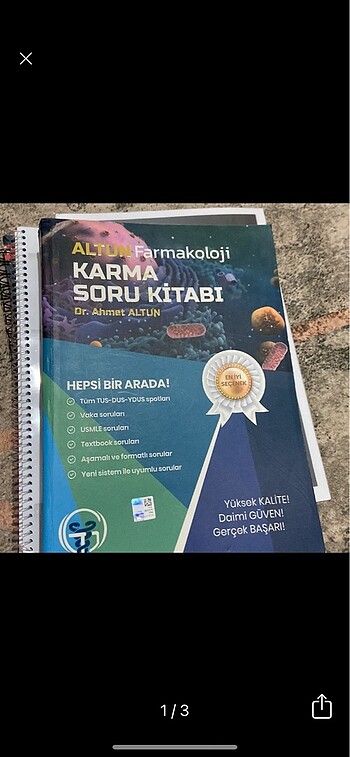 Ahmet Altun farmakoloji soru bankası