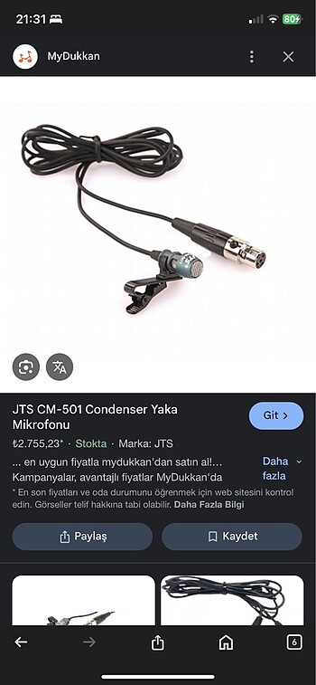 Jts yaka mikrofonu - Görsel 3