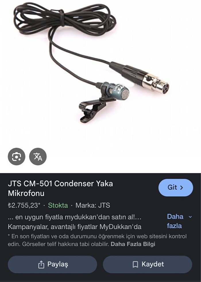 Jts yaka mikrofonu - Görsel 3