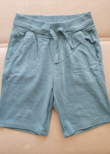 H&M 7-8 Yaş, 128 Cm. Erkek Gri Denim Rahat Kesim Şort