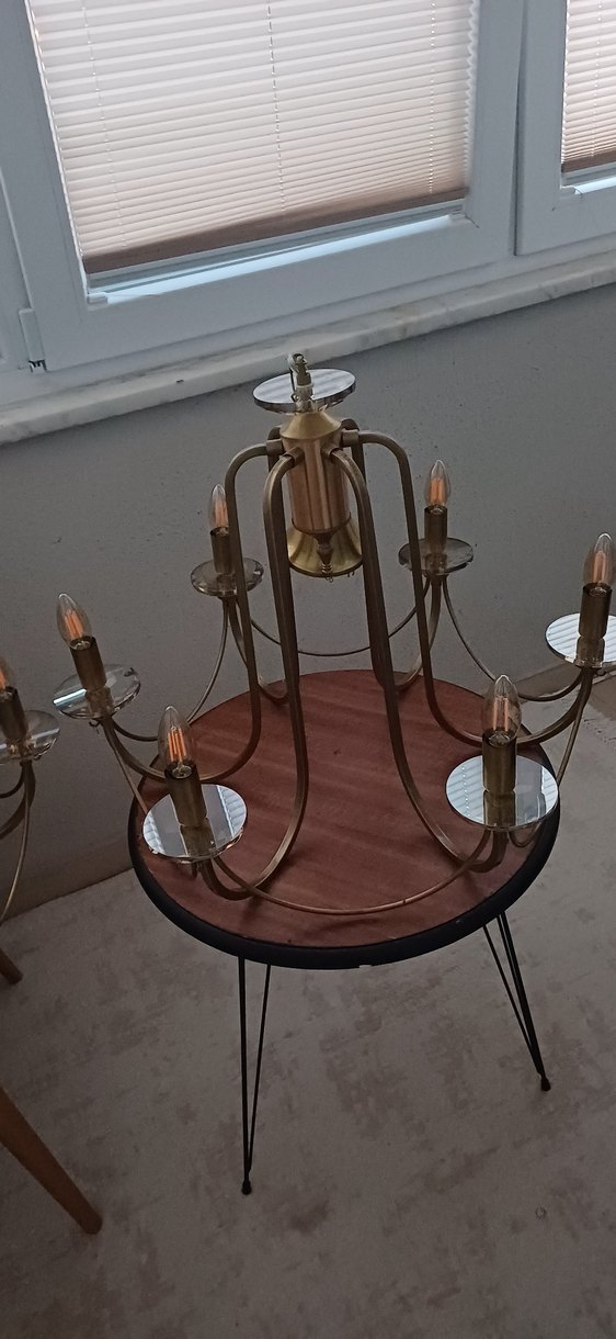 piriç avize 6 kol E27 duylu - Görsel 4