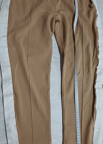 Bej Kadın Basic Kumaş Pantolon deve tüyü beymen clup - Görsel 3