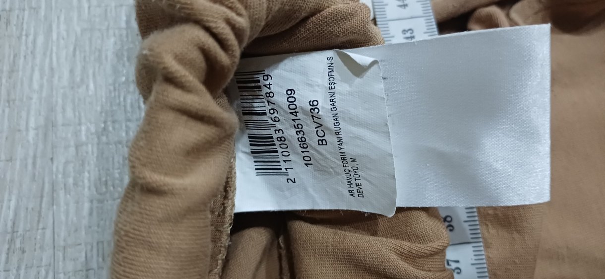 Bej Kadın Basic Kumaş Pantolon deve tüyü beymen clup - Görsel 2