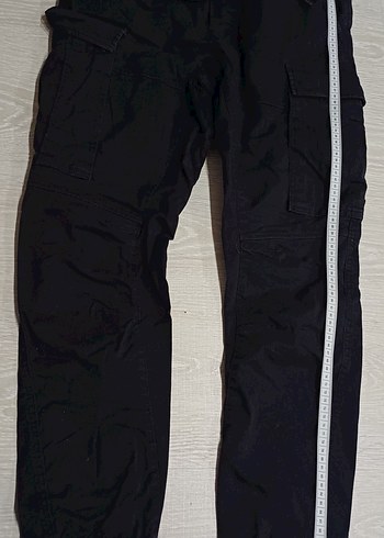 Siyah Esnek Bel Kadın Denim Pantolon - Görsel 2