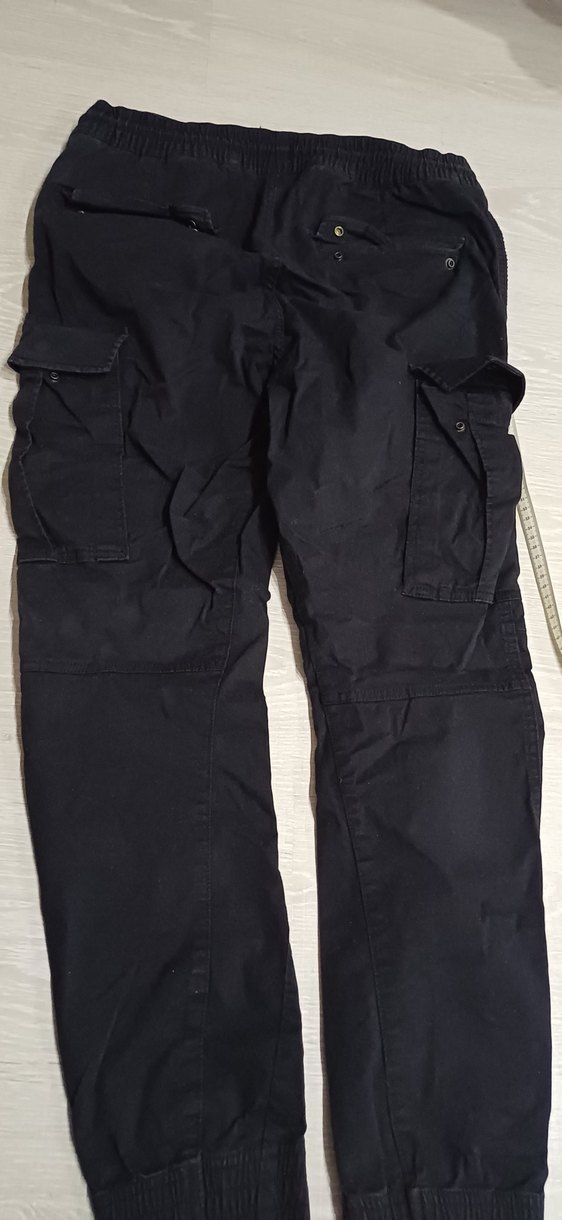 Siyah Esnek Bel Kadın Denim Pantolon - Görsel 3