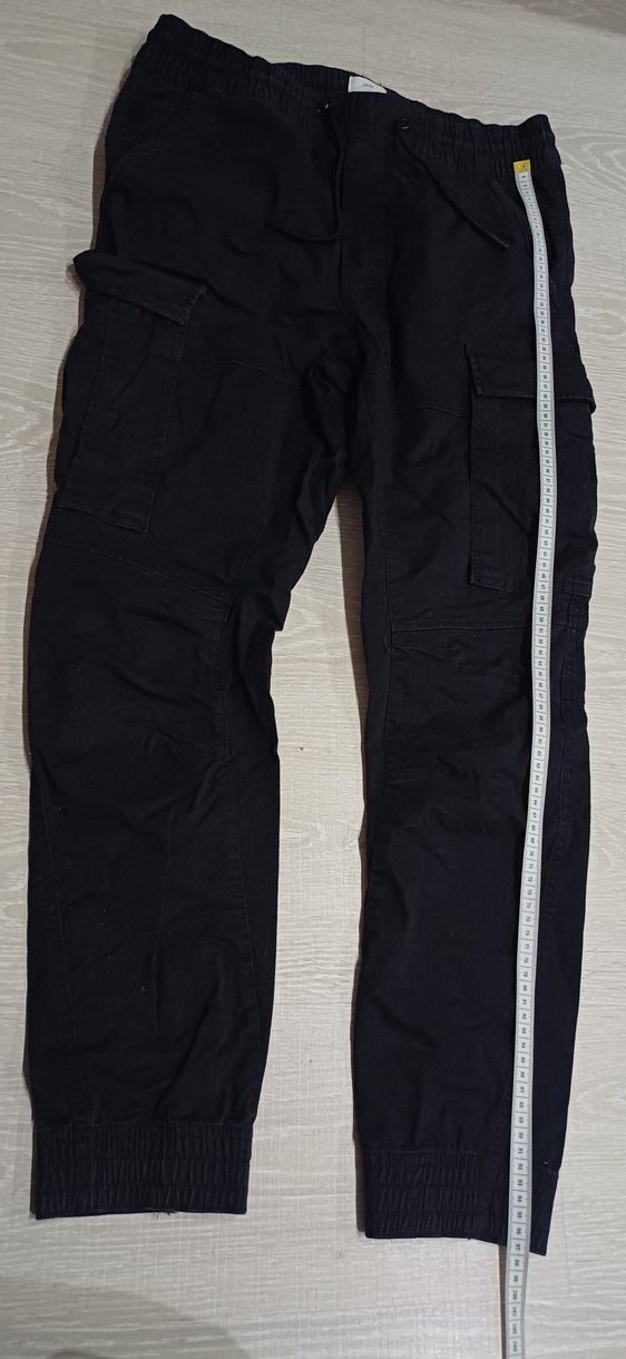 Siyah Esnek Bel Kadın Denim Pantolon - Görsel 2