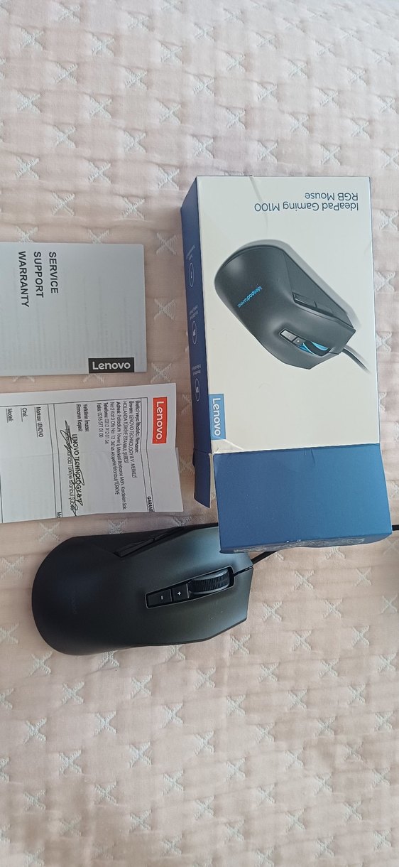 ıdeapad gaming m100 Siyah Kablolu Optik Mouse - Görsel 2