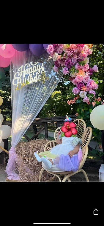 Diğer Kız bebek doğum günü & özel gün elbisesi