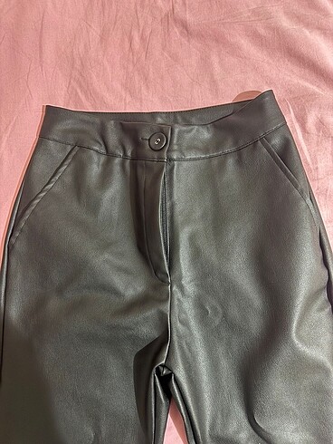 Trendyolmilla 34 beden deri pantolon - Görsel 6