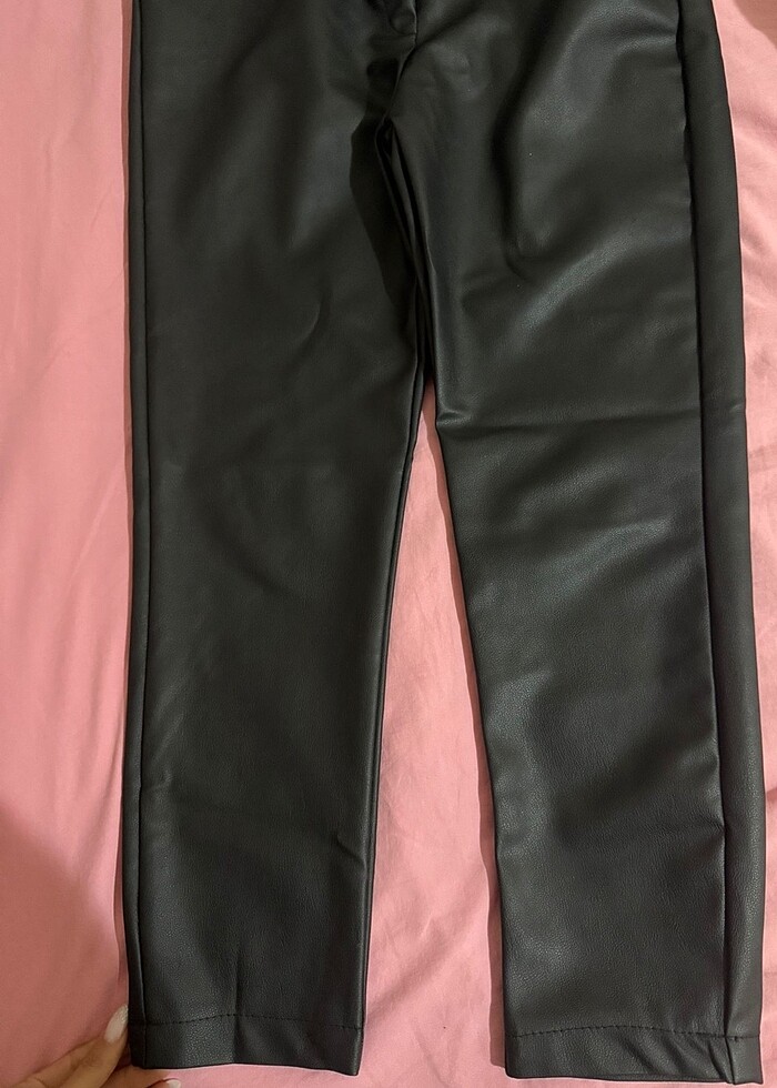 Trendyolmilla 34 beden deri pantolon - Görsel 3
