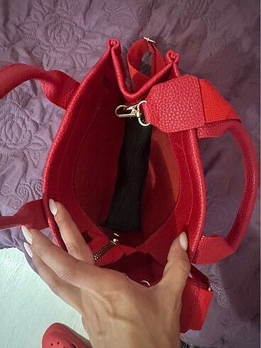 Beden kırmızı Renk to the bag kırmızı çanta