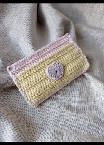 El Örgüsü Kadın Cüzdanı - Çok Renkli 2 Bölmeli - Görsel 9