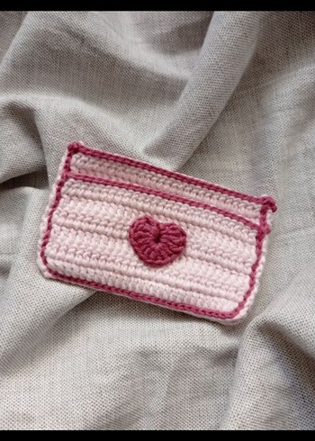 El Örgüsü Kadın Cüzdanı - Çok Renkli 2 Bölmeli - Görsel 13