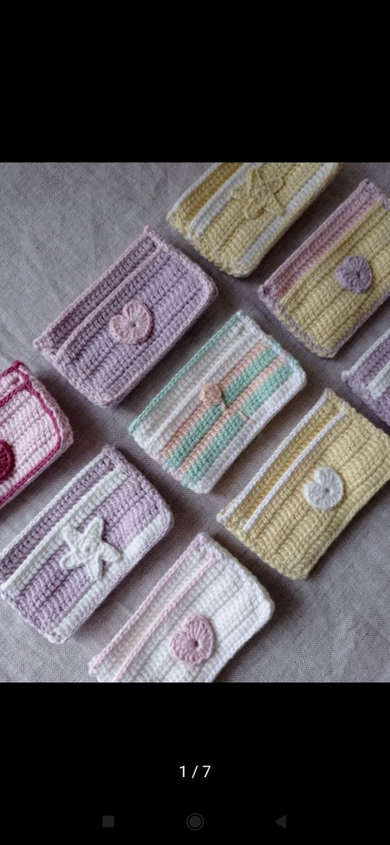 El Örgüsü Kadın Cüzdanı - Çok Renkli 2 Bölmeli - Görsel 3