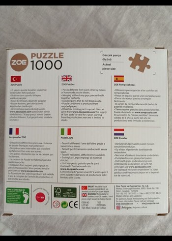 1000 Parça Çok Renkli Sokak Temalı Puzzle - Görsel 4