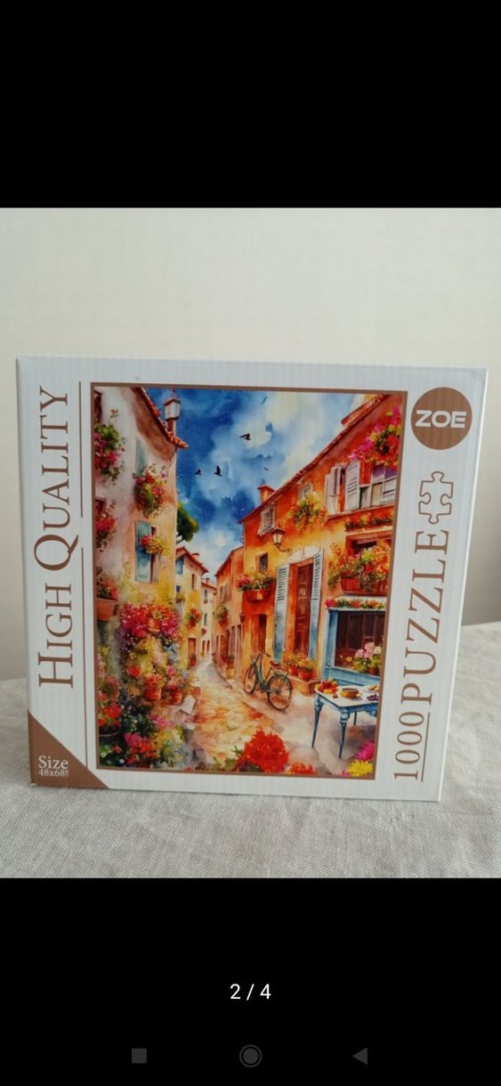 1000 Parça Çok Renkli Sokak Temalı Puzzle - Görsel 2