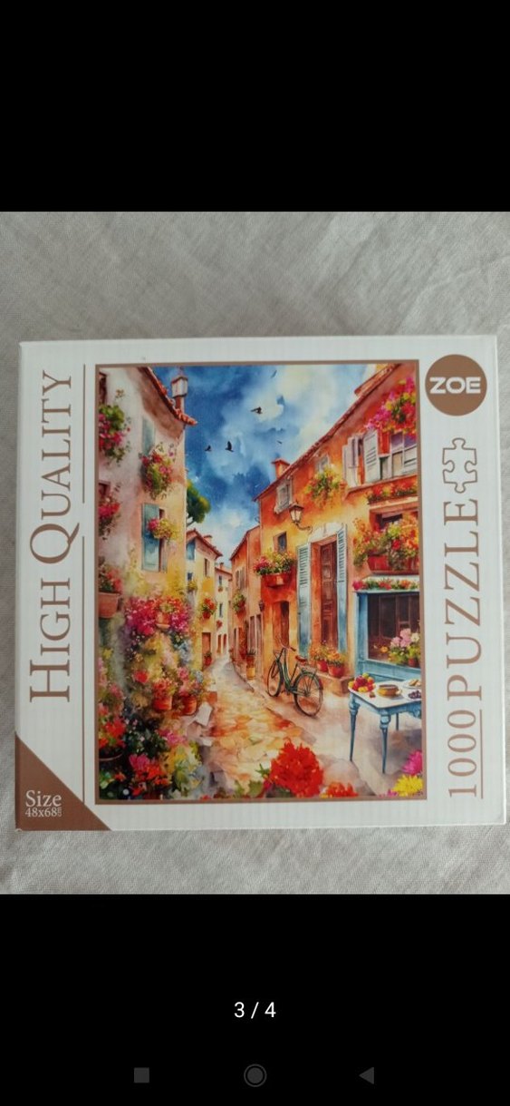 1000 Parça Çok Renkli Sokak Temalı Puzzle - Görsel 3