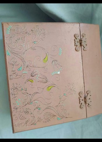 Ahşap Makyaj Organizer Kutusu - Görsel 3