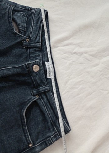 Kadın Koyu Gri Jean - Görsel 7