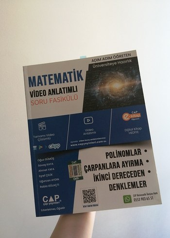 çap fasikül matematik polinom-çarpanlara ayırma-2.derece denklem