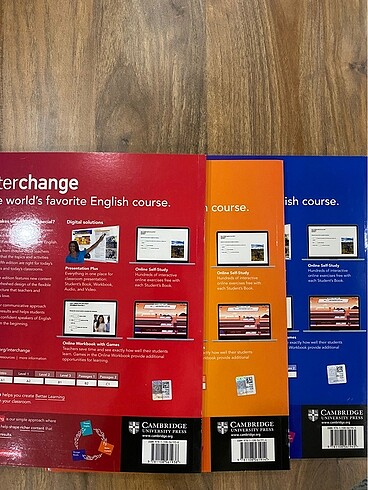 Interchange 1,2 ders kitapları