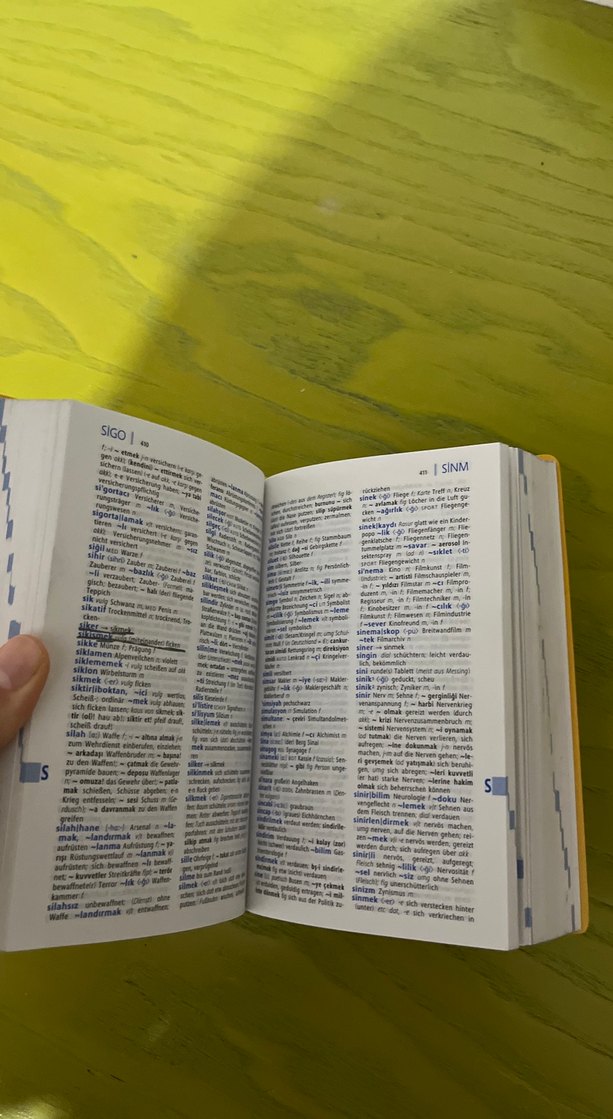 Langenscheidt Türkçe-Almanca Cep Sözlüğü - Görsel 3